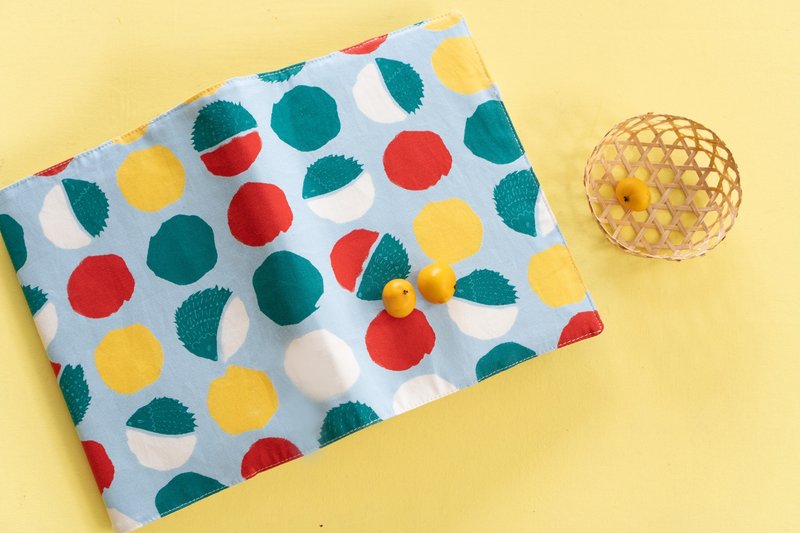 完售 |  刺猬彩球花布.布书衣.阅读.手制.手帐.情人节礼物 - 书衣/书套 - 棉．麻 