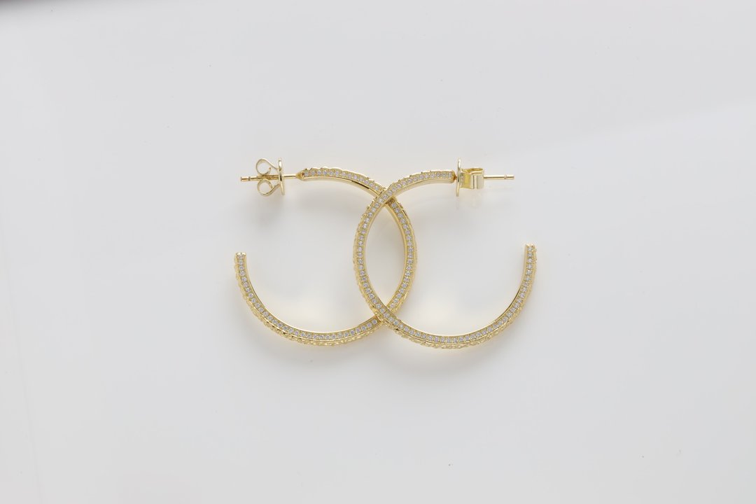 【手工限量1件】18K镀银NOREEN圈形耳环【Frankness Jewellery】 - 耳环/耳夹 - 贵金属 金色