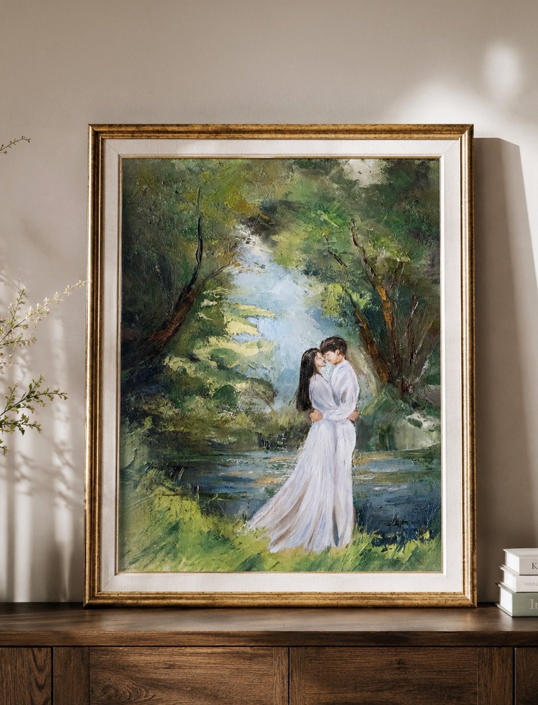 油画 婚礼氛围画 下单前请先联系设计师 - 订制画像 - 其他材质 