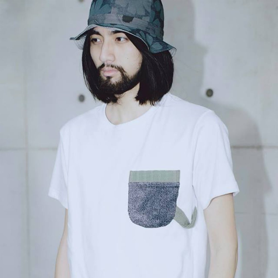 oqLiq - Urban Knight - 针织工作口袋T-shirt (白) L - 男装上衣/T 恤 - 棉 白色