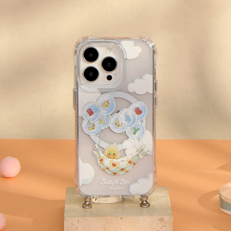 Suzy's Zoo BABY气球冒险冰川抗黄防摔MagSafe iPhone绳挂手机壳 - 手机壳/手机套 - 塑料 透明