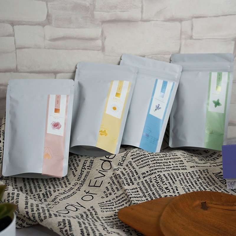 【四季】花茶茶包5入 下午茶 玫瑰/薄荷/洋甘菊/薰衣草 - 茶 - 植物．花 