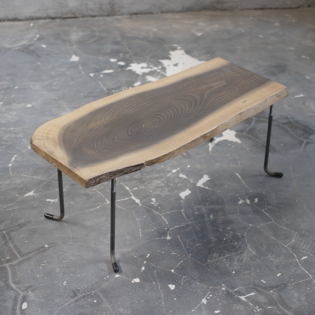 wood iron table 33*81*36 - 餐桌/书桌 - 木头 咖啡色
