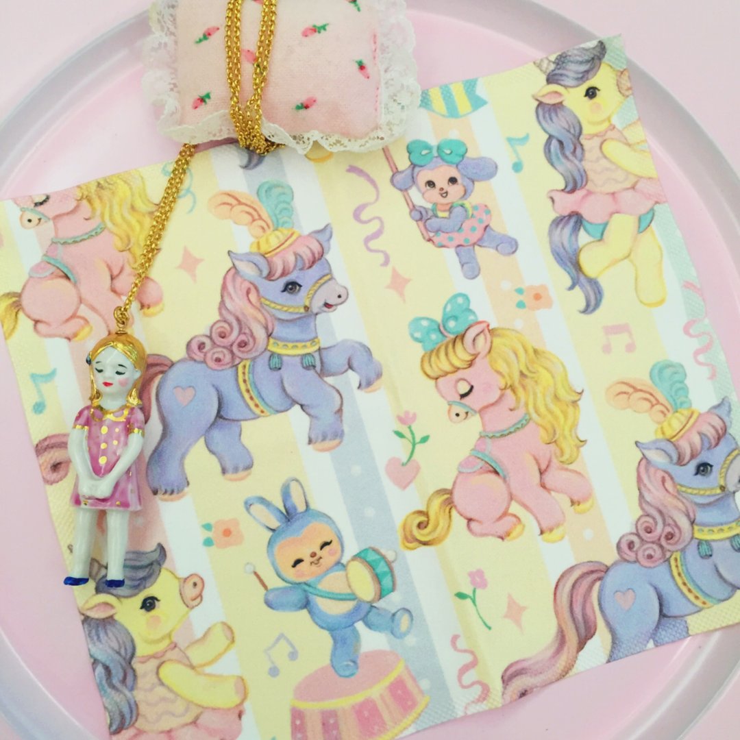 插画家系列 OnlyTwo - Pony Parade ll 擦拭布 - 眼镜盒/眼镜布 - 聚酯纤维 多色