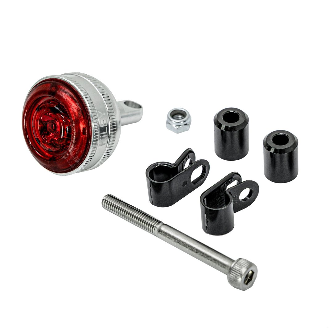 miniu LED 防水尾灯 - 自行车/周边 - 铝合金 黑色