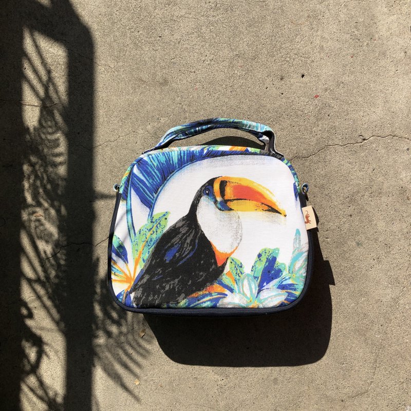 【热带雨林选布】巨嘴鸟/观叶植物/手提肩背包 - 手提包/手提袋 - 聚酯纤维 多色