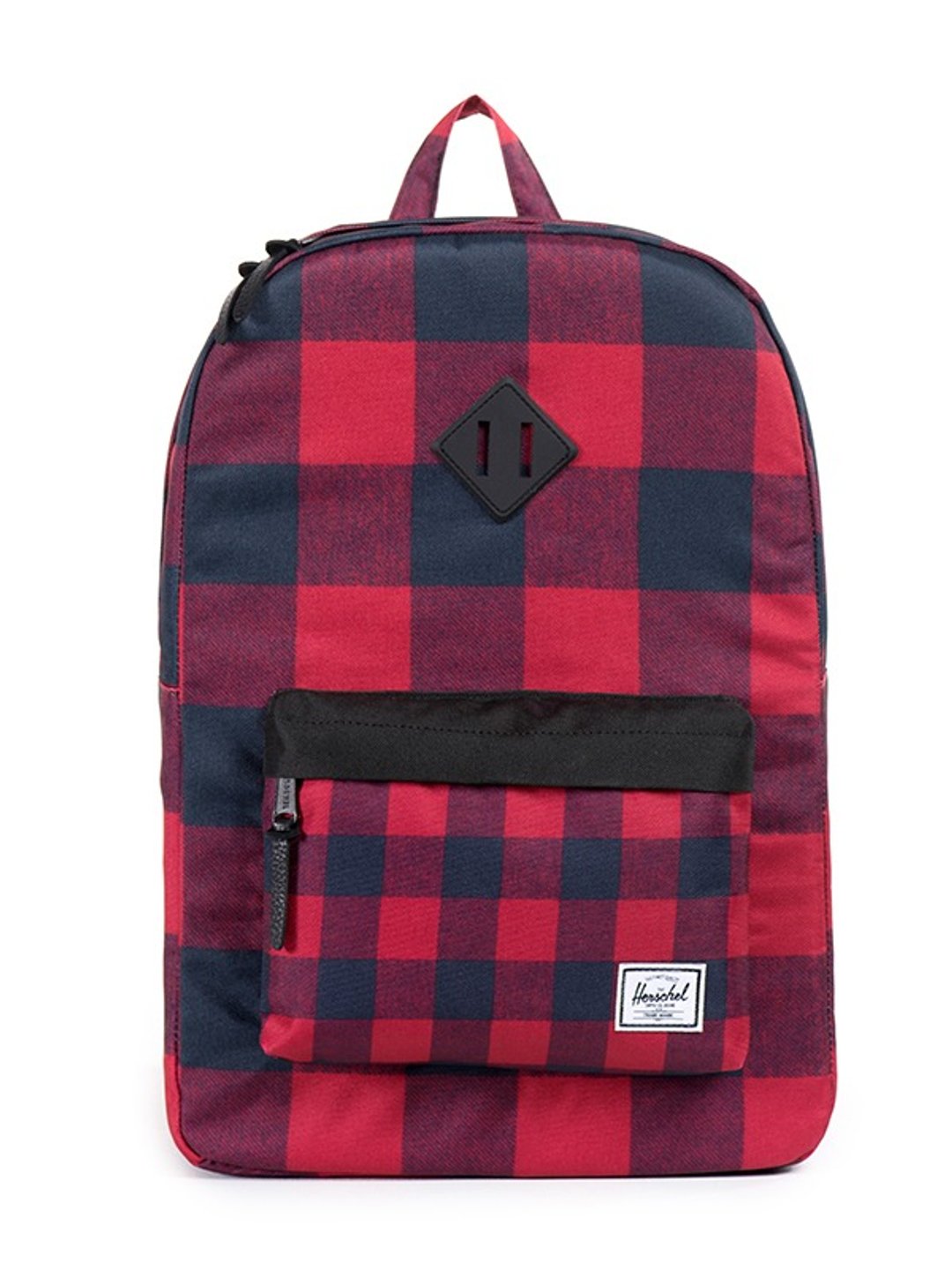 【严选】Herschel Heritage 格纹后背包 加拿大品牌 防水 男女都适合 - 后背包/双肩包 - 聚酯纤维 