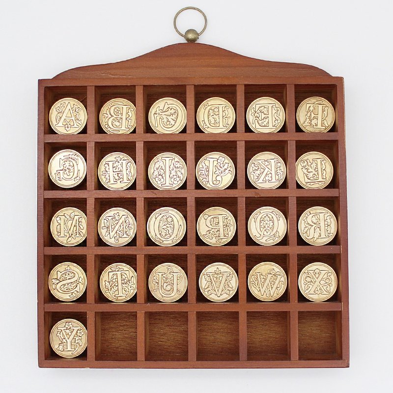 火漆章--monogram英文字母任选 - 印章/印台 - 铜/黄铜 金色