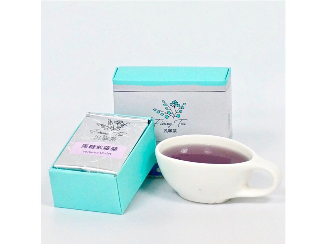 【泛宁茶FiningTea】马鞭紫罗兰∣无咖啡因∣无热量∣8入装 - 茶 - 植物．花 紫色
