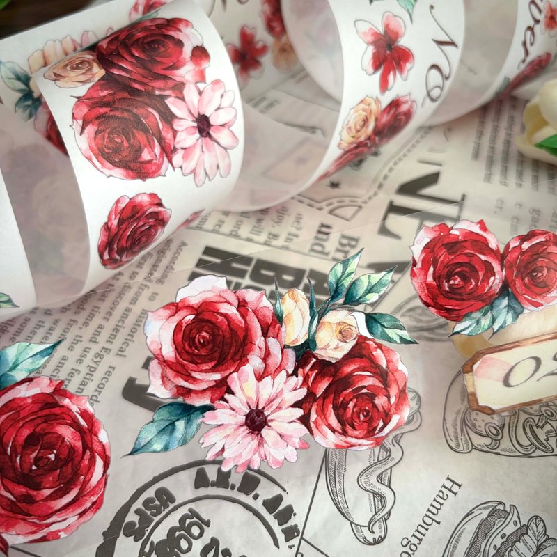 醉芳华 PET 和纸胶带 5米卷 - 纸胶带 - 纸 多色