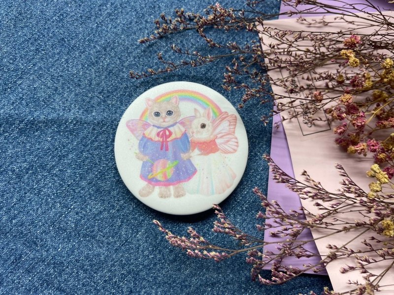 5.8cm星幻膜大胸章 - 徽章/别针 - 塑料 多色