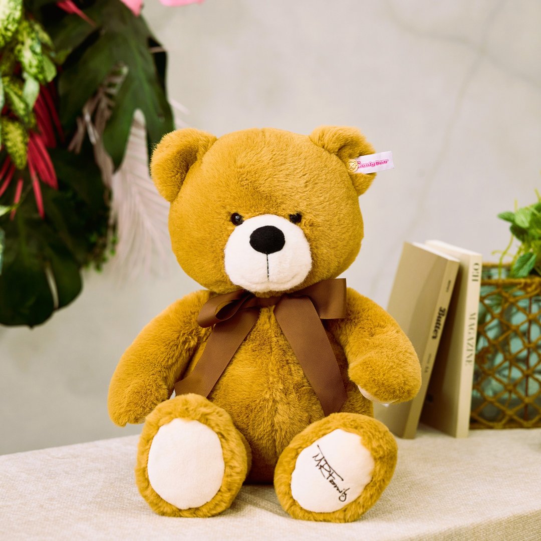 Candy Bear 爱吃黑糖的黑糖麻糬熊 18寸 深咖 - 玩偶/公仔 - 聚酯纤维 咖啡色