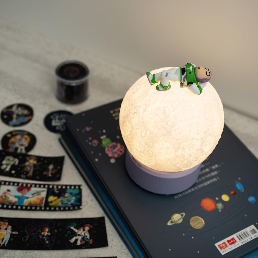 迪士尼 巴斯光年系列 梦想星球投影灯 小夜灯 床头灯 星空灯 - 灯具/灯饰 - 塑料 白色
