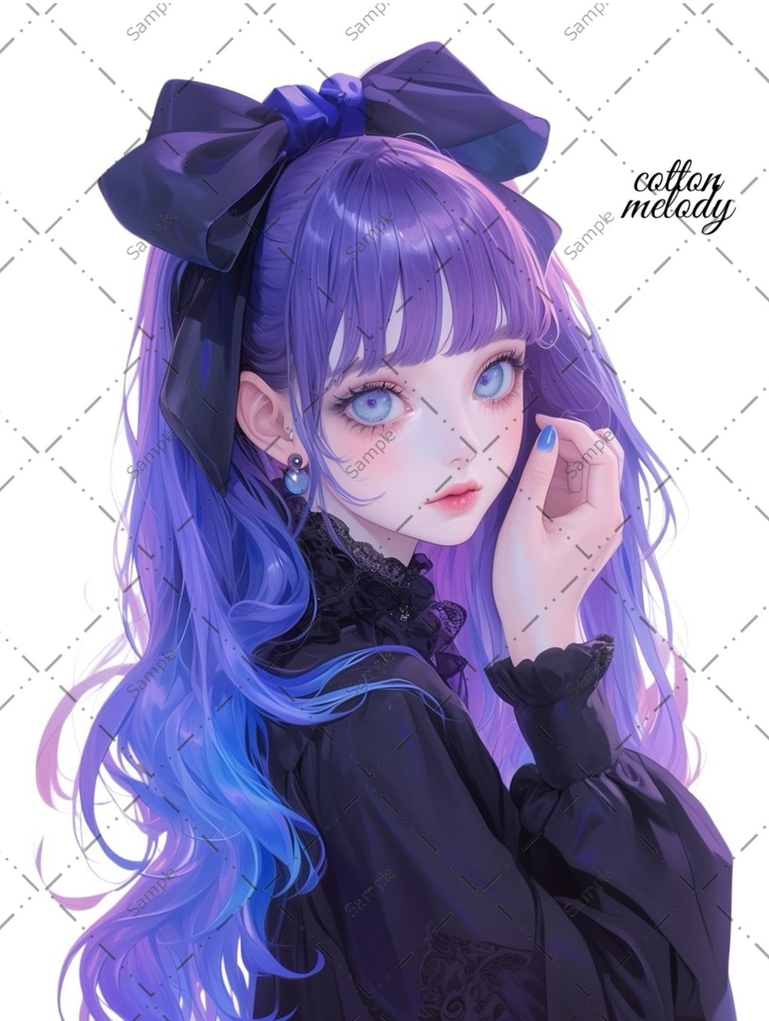 original sticker no.1167 人物贴纸 原创贴纸 人物贴纸 女孩贴纸 原创人物贴纸 - 贴纸 - 纸 