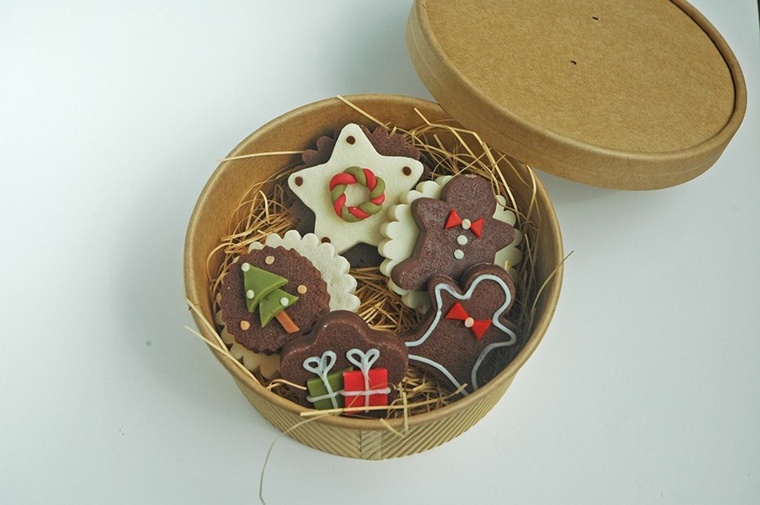 圣诞快乐─饼干香皂礼盒(五入)   #2018PinkoiXmas - 肥皂/手工皂 - 其他材质 