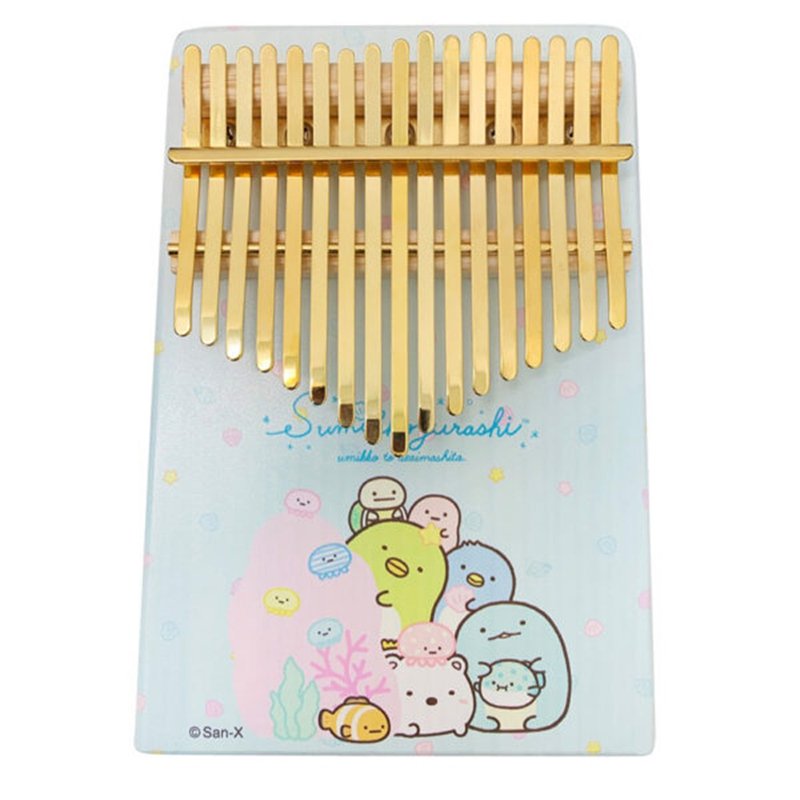 角落小伙伴彩海底世界卡林巴琴 送原厂背包+调音器+束口袋 - 吉他/乐器 - 木头 蓝色