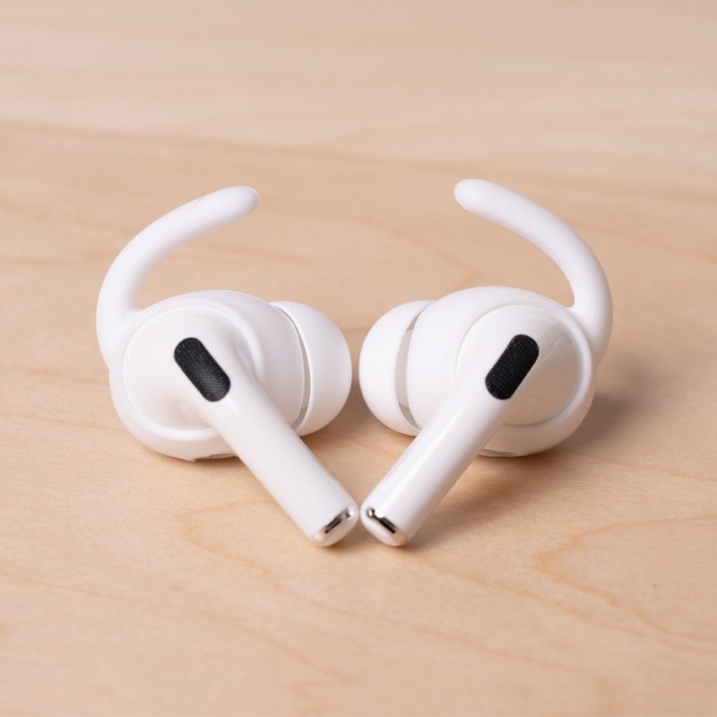 AirPods Pro 耳挂式运动防掉耳机套 (三组入附收纳套) - 数码小物 - 硅胶 白色