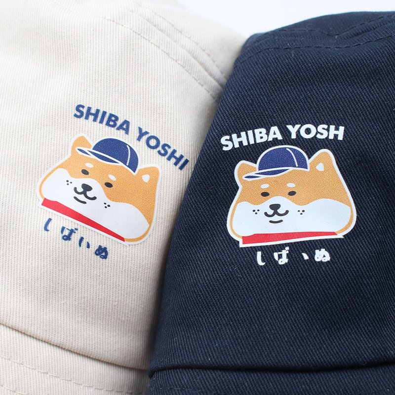 Shiba Yoshi系列 柴犬渔夫帽 Bucket Hat - 帽子 - 棉 多色