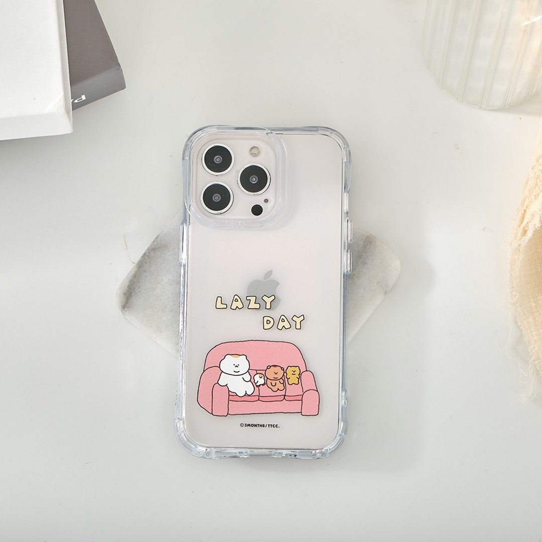 3MONTHS懒惰宅家抗黄防摔MagSafe iPhone手机壳 - 手机壳/手机套 - 塑料 透明