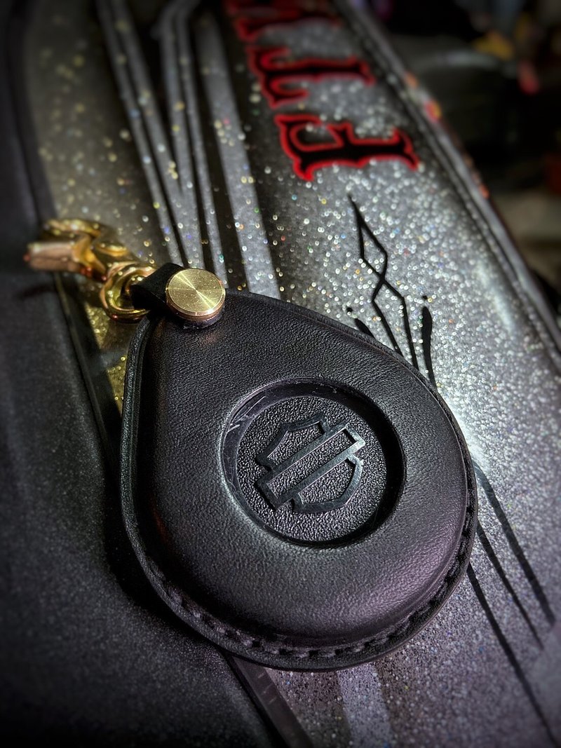 哈雷 HARLEY 48 72 Fat boy Dyna 1200 重机汽车钥匙包 - 钥匙链/钥匙包 - 真皮 