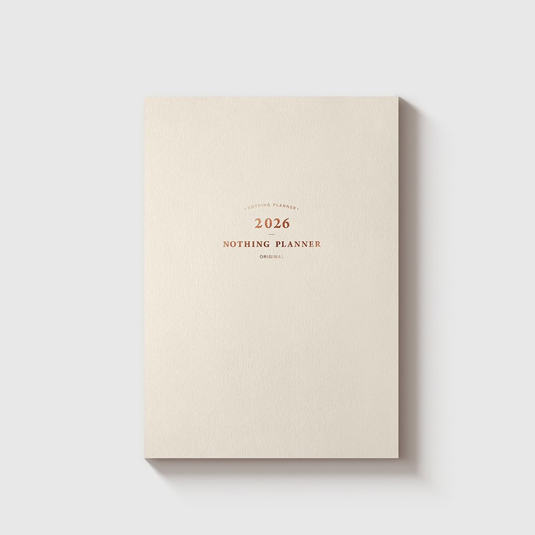 台湾大学 NOTHING PLANNER 2026 日计划 Original - 笔记本/手帐 - 纸 多色