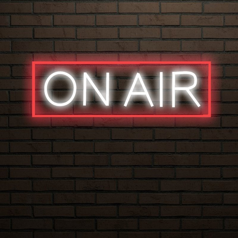ON AIR 霓虹灯 LED发光字Neon Sign装饰Light Wall Art Decor - 灯具/灯饰 - 压克力 透明