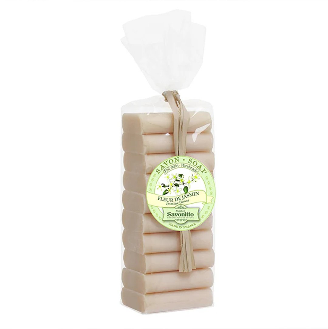 法国 Maitre Savonitto 普罗旺斯 10入装小块香氛皂-茉莉 - 肥皂/手工皂 - 精油 白色