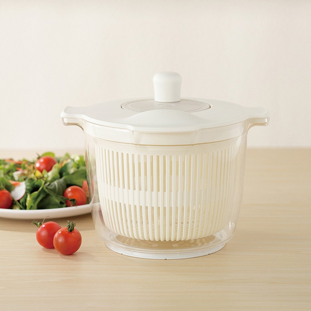 日本RISU 日本制Tritan二合一蔬果洗净脱水/搅拌器 - 厨房用具 - 其他材质 透明