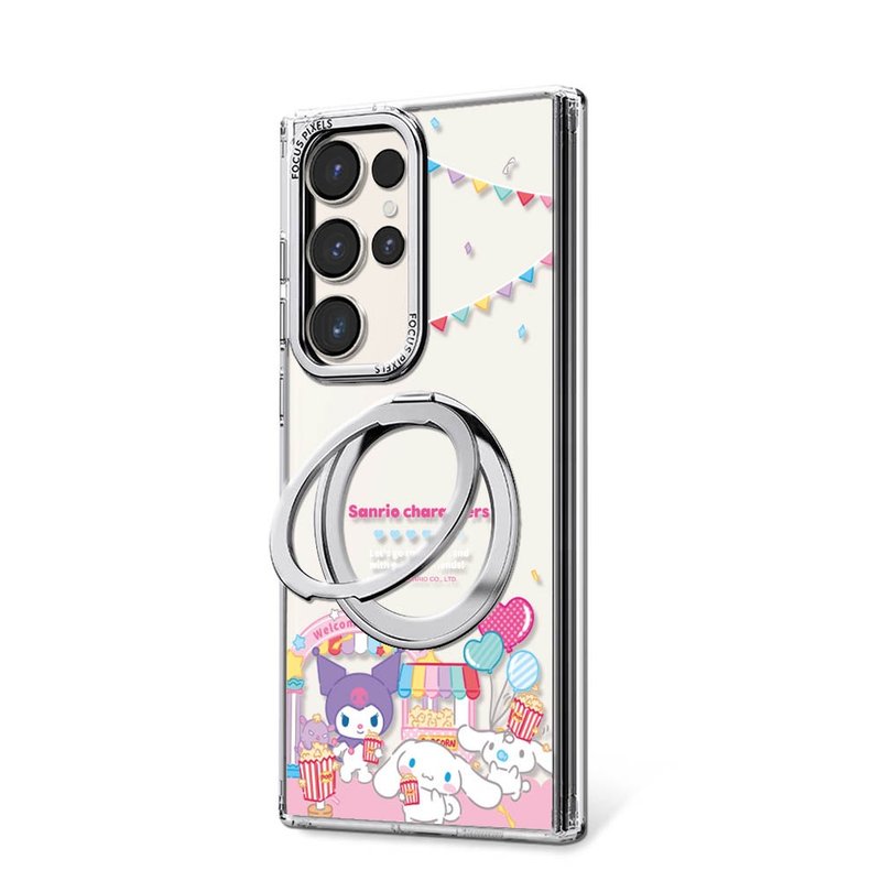 Samsung S26/S25/S24/S23/A57 360 旋转磁吸立架壳 - 乐园爆米花 - 手机壳/手机套 - 其他材质 多色