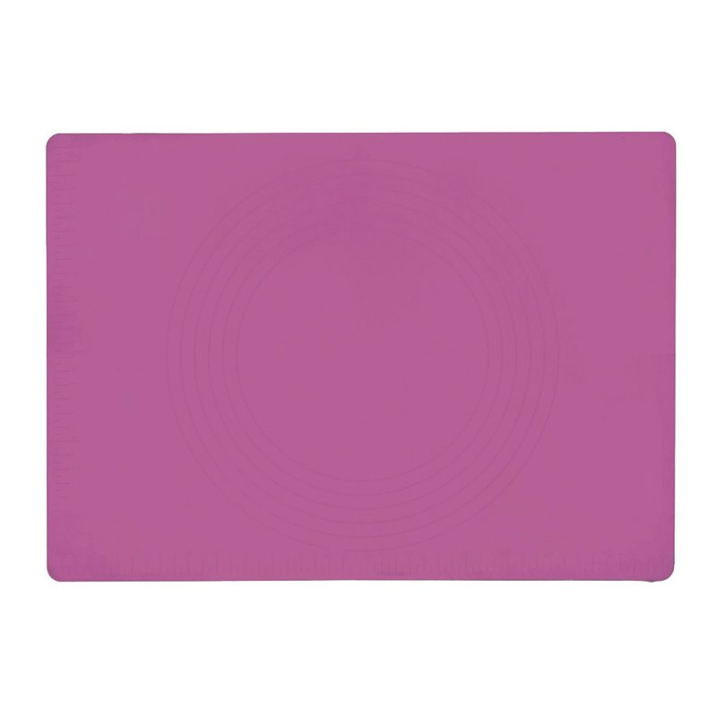 Dr. Cook 硅胶烘焙揉面不粘垫 45cm x 32cm - 紫色 附刻度 - 厨房用具 - 硅胶 紫色