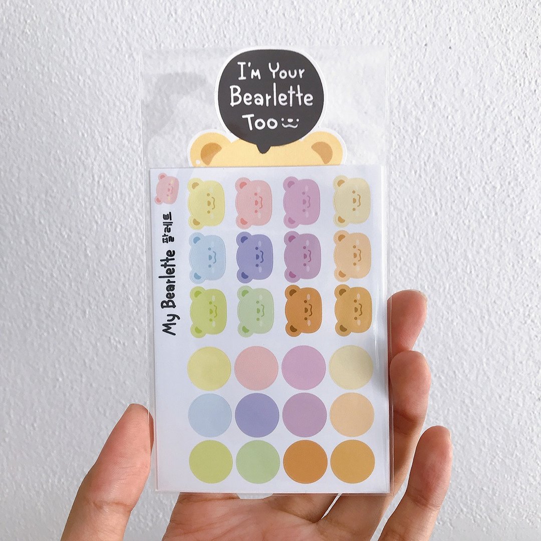 Sticker My Bearlette 06 Fresh Day - 贴纸 - 防水材质 多色