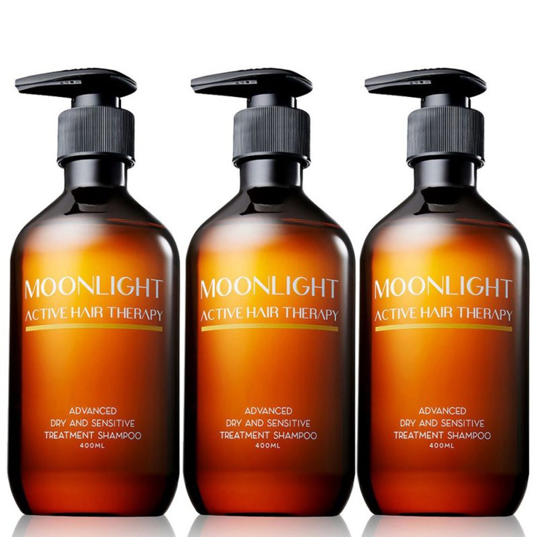 Moonlight 进化版 滋养柔顺洗发精 400mL x3入 - 洗发用品 - 其他材质 橘色