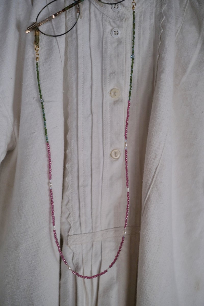 Room 237 / 3way 玻璃珠 淡水珍珠 口罩链 眼镜链 项链 - 挂绳/吊绳 - 玻璃 