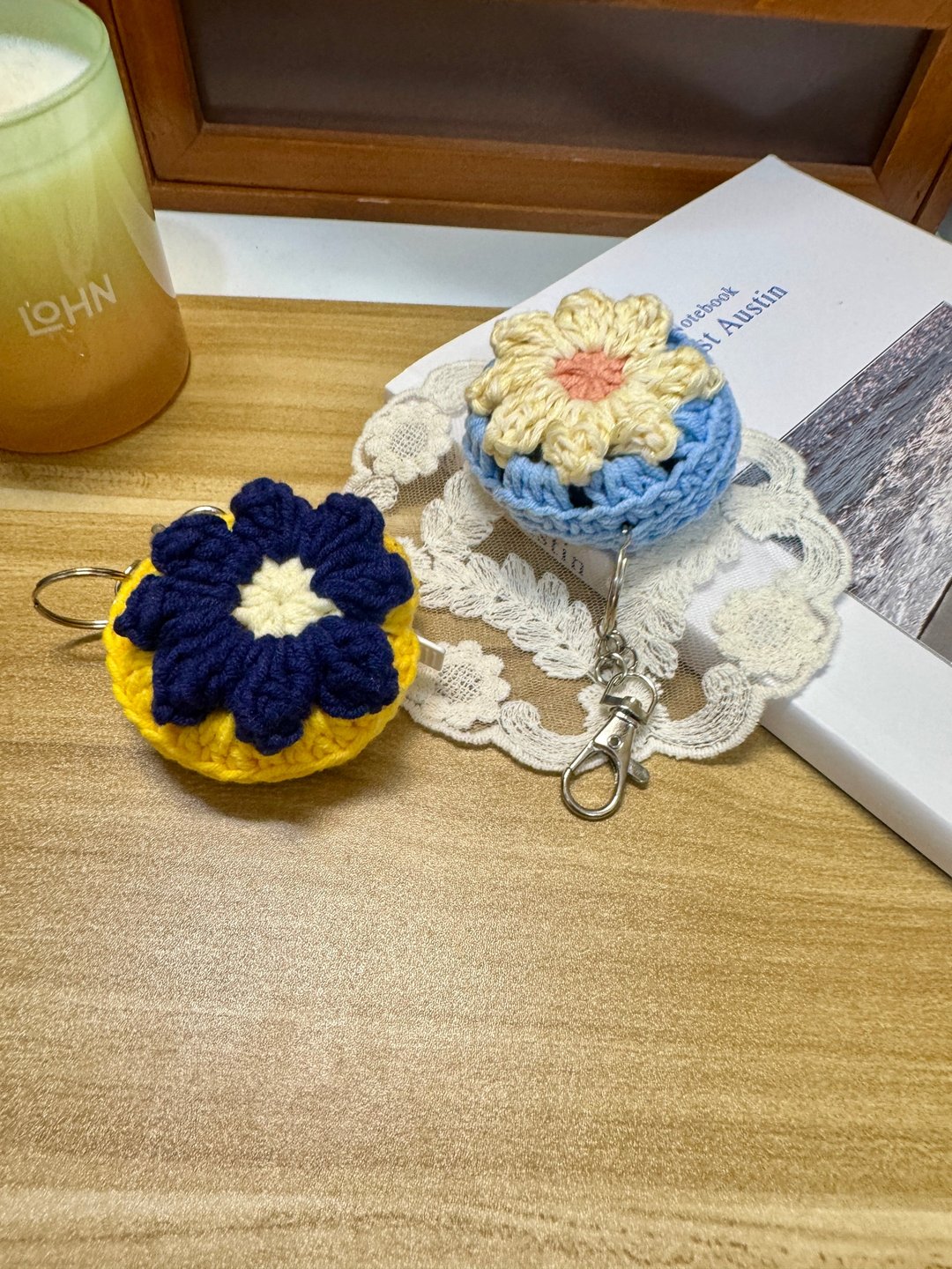 MUMU 胖胖小雏菊钩织皮尺套/含皮尺 Handmade - 零件/散装材料/工具 - 棉 多色
