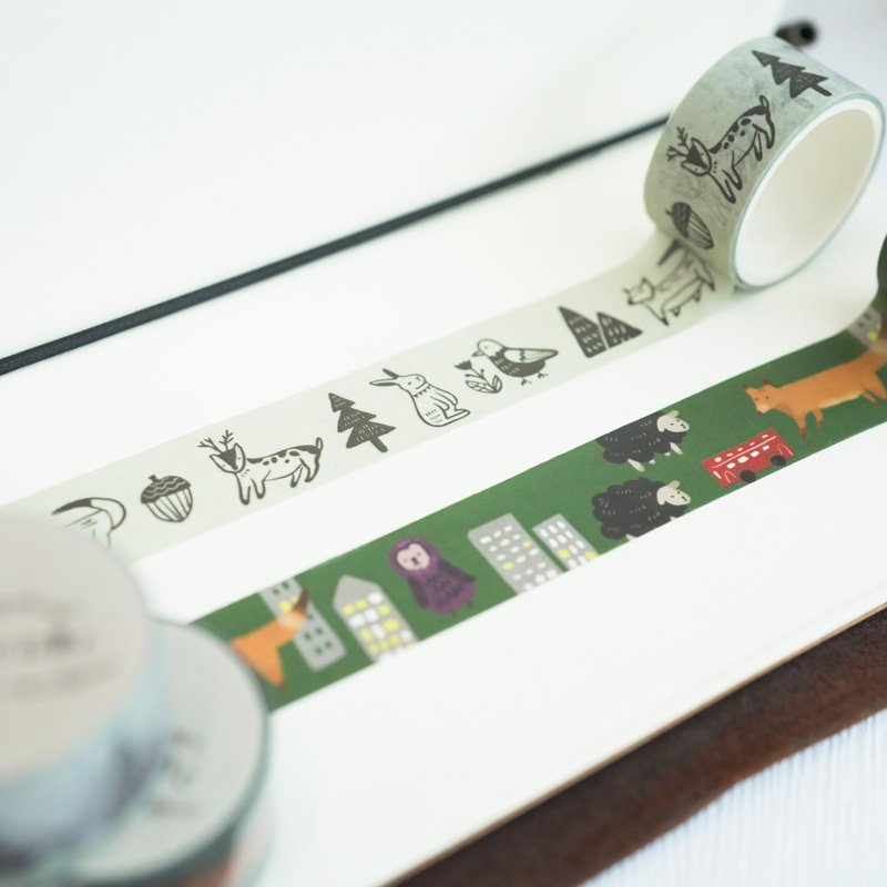 【Cityzooper系列】Animal Tape | 纸胶带 | 文具 - 纸胶带 - 纸 