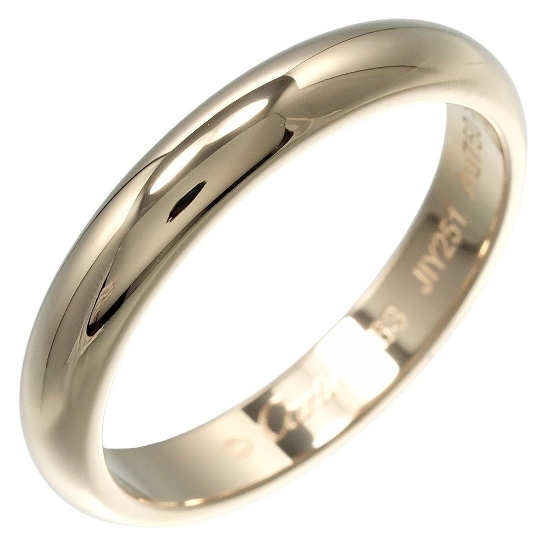 【日本直送】Cartier 1895 铂金对戒 22.5号 戒指 4mm 宽版 K18黄K金 约7.6g【二手】A级 - 戒指 - 贵金属 金色