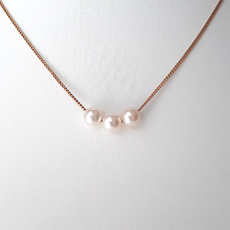 K18 金链项链 Akoya珍珠 珍珠项链 串珠项链 Akoya珍珠 日本珍珠 珍珠项链 珍珠项链 pearl necklace - 项链 - 珍珠 