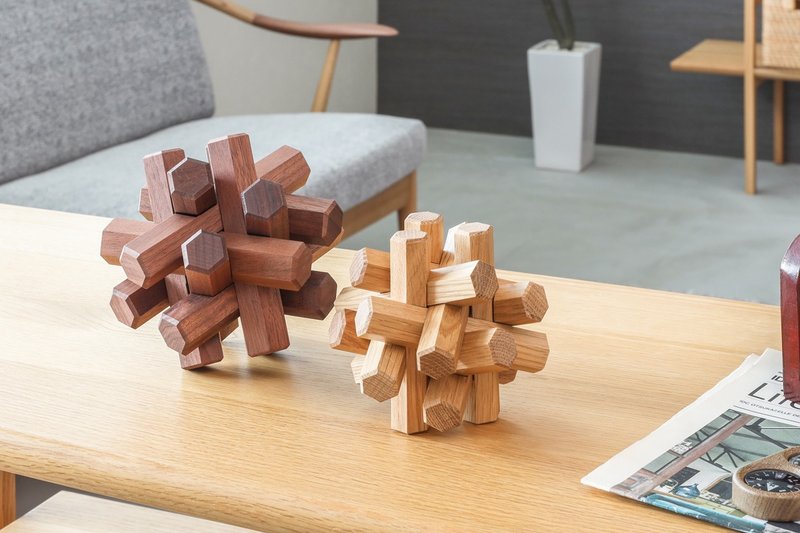旭川工艺 Sasaki工艺 KUMIKI 拼图 - 桌游/玩具 - 木头 