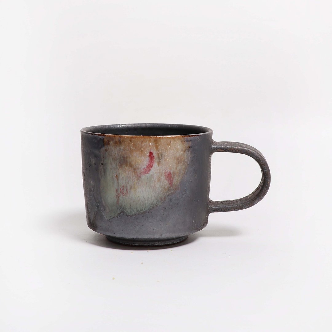 明芽窑 l 三彩黑曜咖啡杯 - 咖啡杯/马克杯 - 陶 黑色