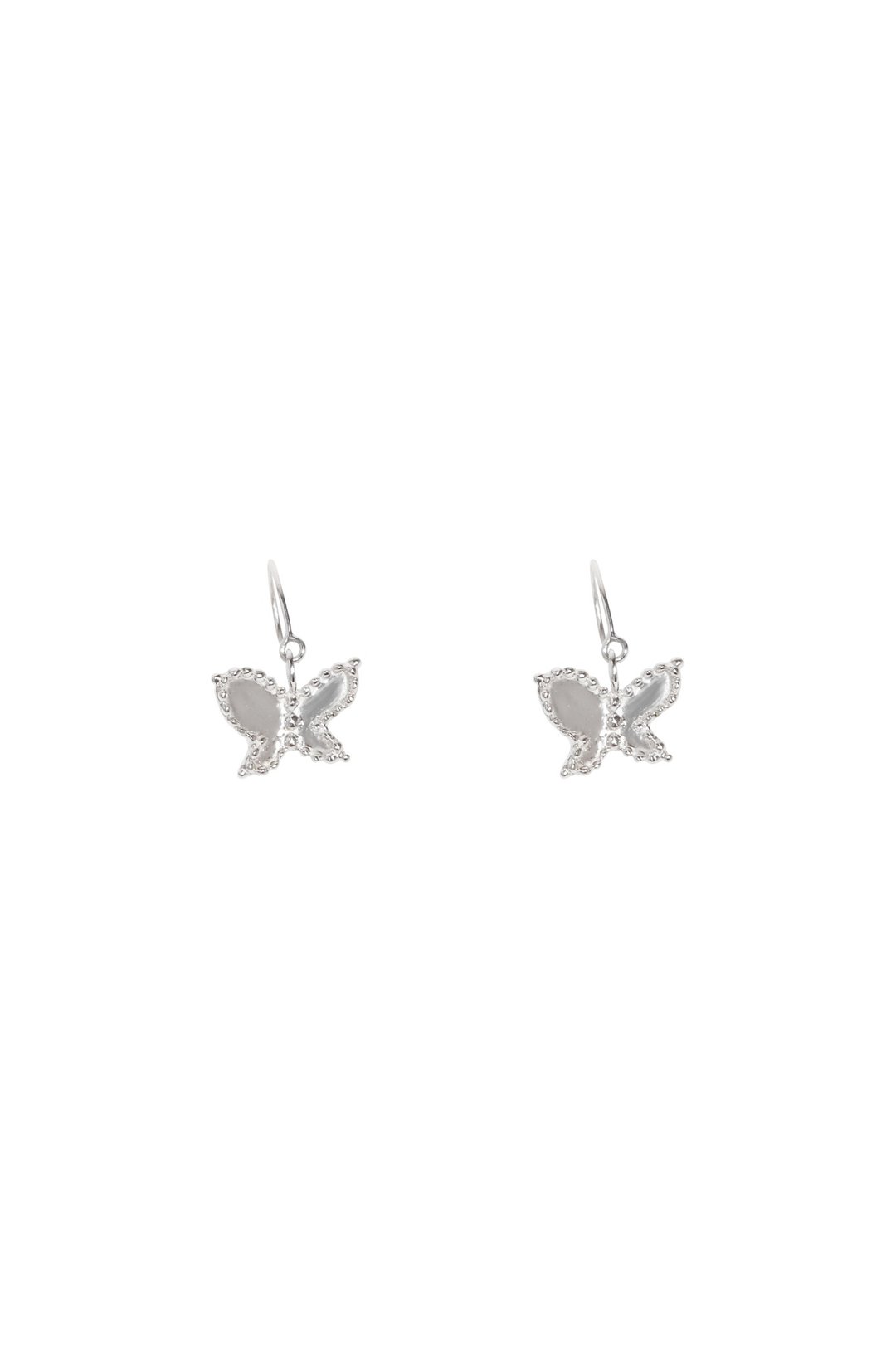 Ediths Butterfly Earring 伊迪丝的蝴蝶耳饰 - 耳环/耳夹 - 纯银 银色