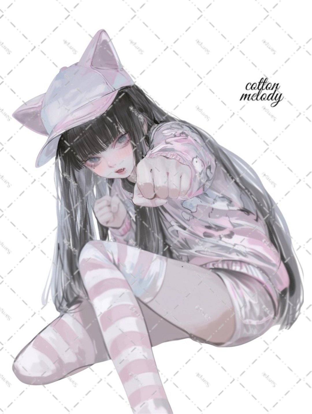 原创贴纸 no.6985 人物贴纸 原创贴纸 人物贴纸 女孩贴纸 原创人物贴纸 - 贴纸 - 纸 
