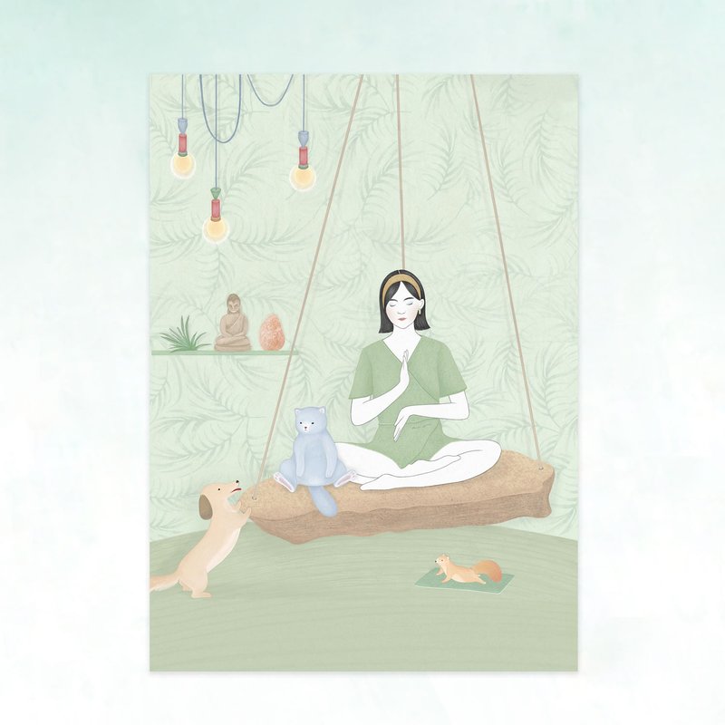 日纪 ⁄  6月 / 画卡 - 卡片/明信片 - 纸 多色