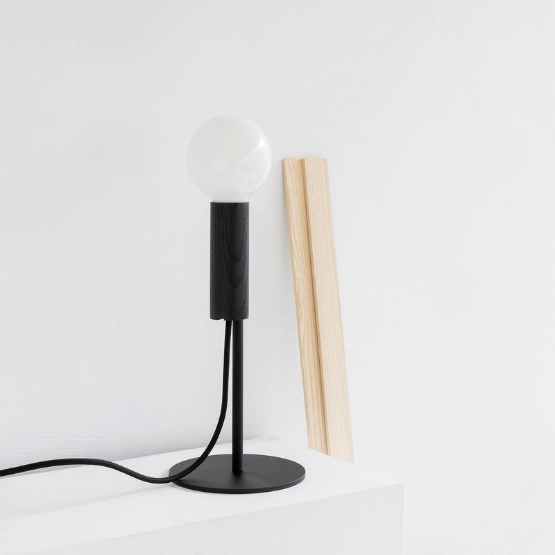 CHERRY Table Lamp | 木制磁性吸附桌灯 | 黑 - 灯具/灯饰 - 其他材质 黑色