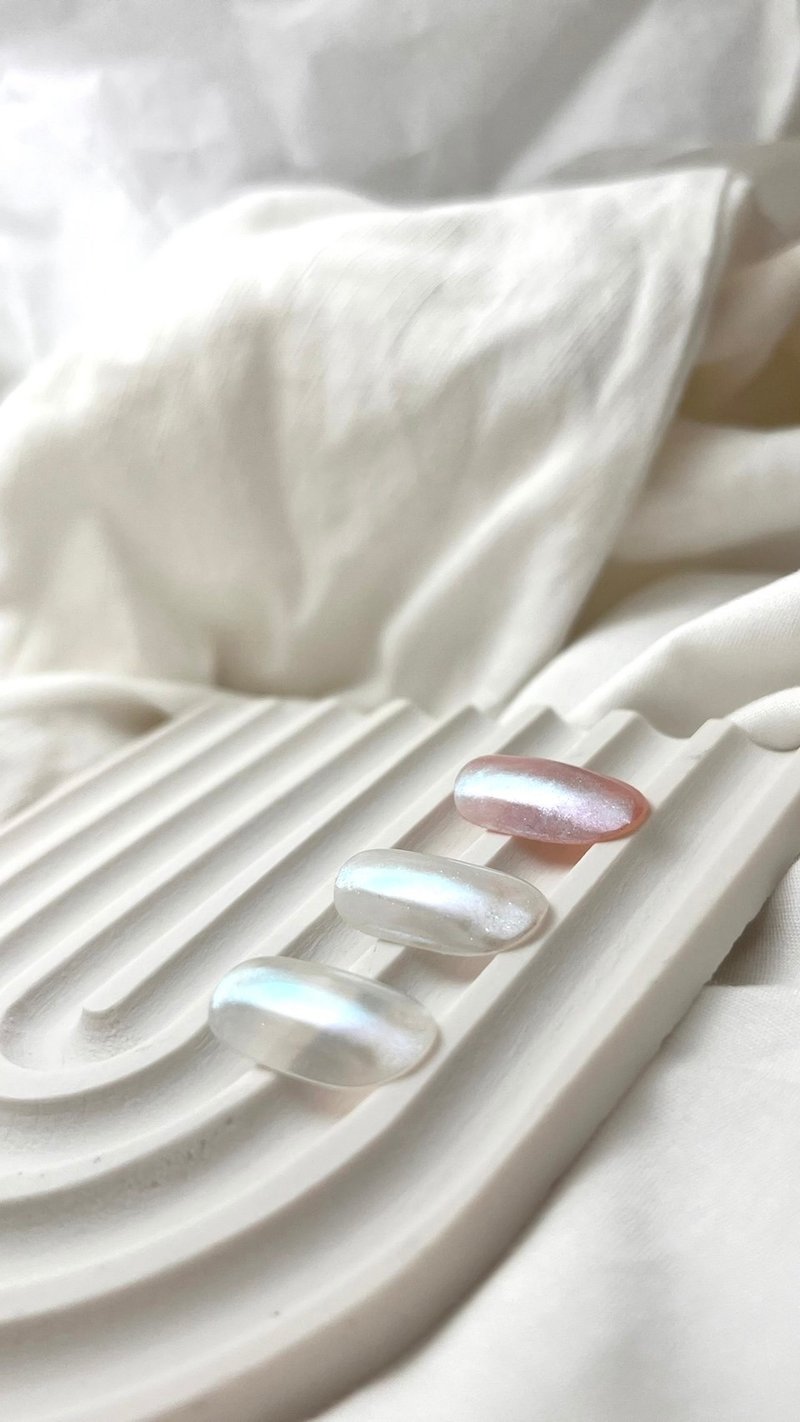 手工穿戴甲 | 单色极光粉镀晶3选  | 长甲型下单区 - 其他 - 其他材质 多色