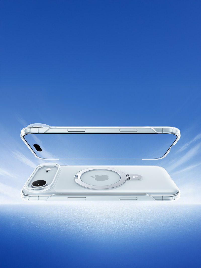 【iPhone 17系列】TORRAS Ostand Slim系列裸感极轻薄支架手机壳 - 手机壳/手机套 - 塑料 多色