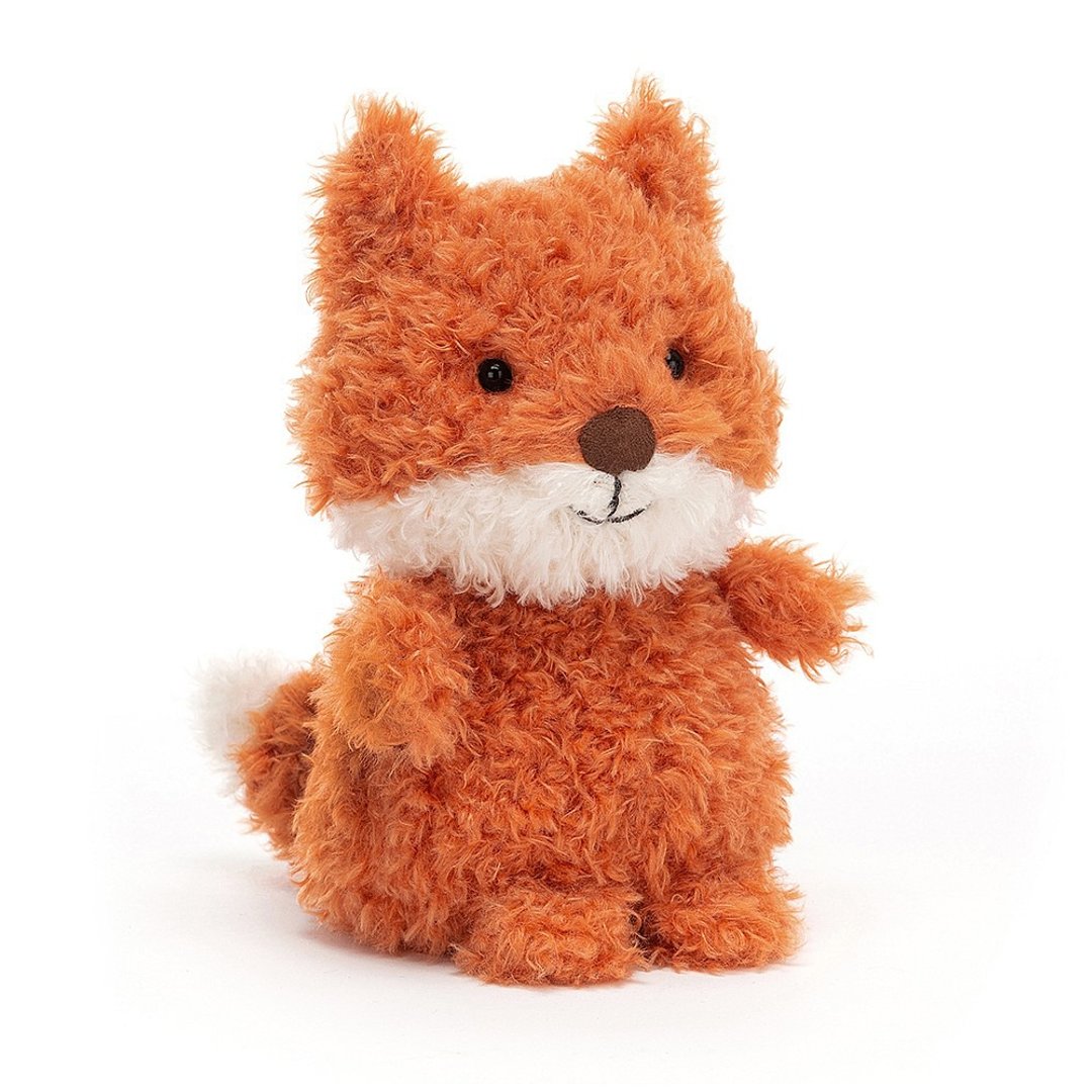 Little Fox 18cm 毛茸茸小狐狸 - 玩偶/公仔 - 聚酯纤维 橘色