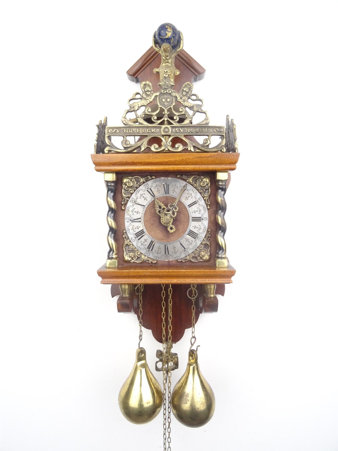 Zaanse Dutch Wall Clock Vintage Antique 8 day (Warmink WUBA Junghans Era) - 时钟/闹钟 - 木头 咖啡色