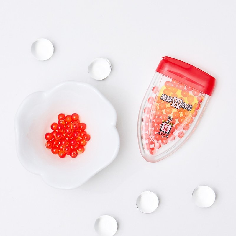 日本森下仁丹 魔酷双晶球-果香覆盆莓(50粒/盒) - 健康/养生 - 新鲜食材 红色