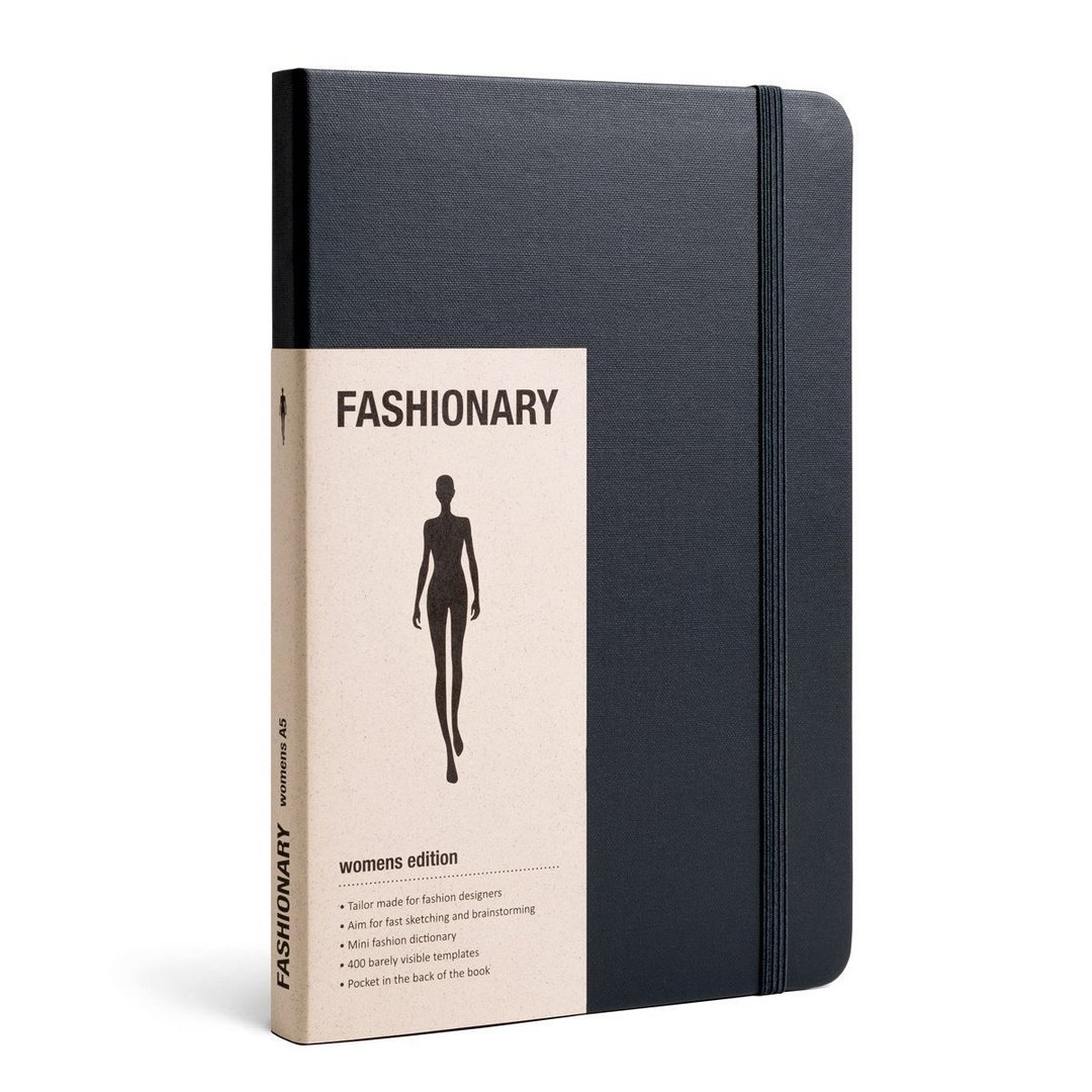 FASHIONARY手绘本/ 女版/ A5/ 黑 - 笔记本/手帐 - 纸 