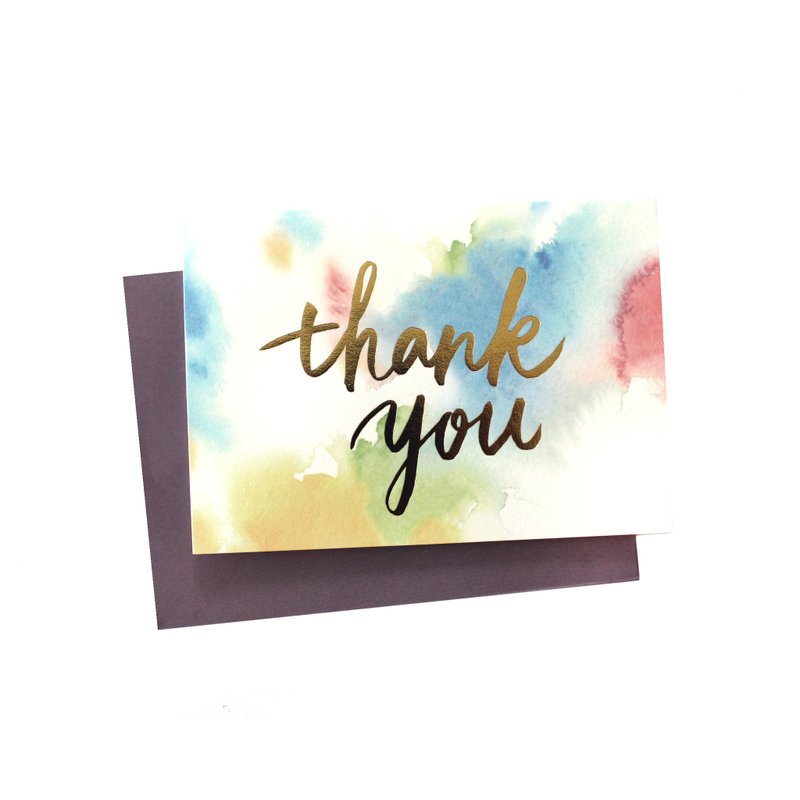 Best Wishes系列 暖心小卡 - Thank you - 卡片/明信片 - 纸 